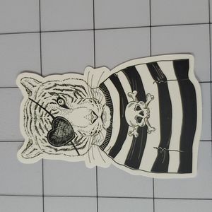 TIGER Skull Sticker
